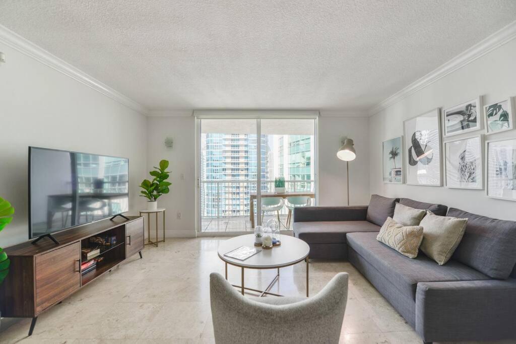 Centric Modern 40Thfloor Brickell Condo Free Parking By Palermo Home Miami Eksteriør bilde